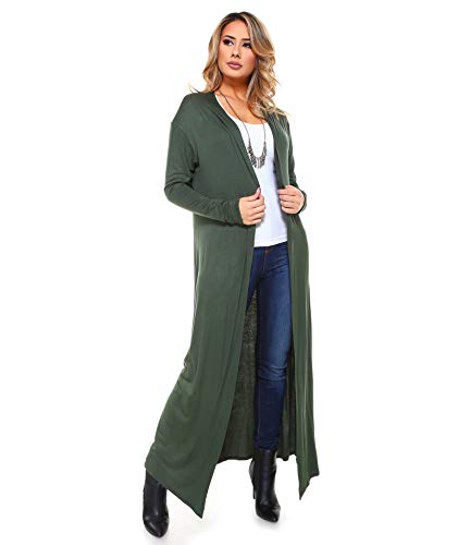 Isaac Liev Women's Long Cardigan Duster