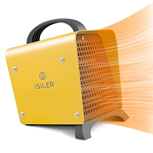 ISILER Space Heater - Portable Indoor Heater with Adjustable Thermostat
