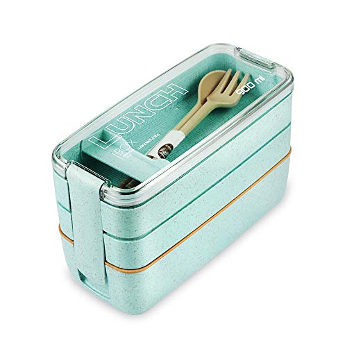 Iteryn 3-In-1 Compartment Bento Lunch Box