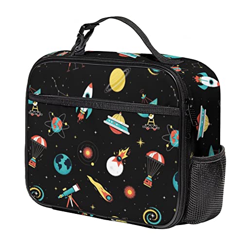 Outer Space Explorer Soft Insulated Kids Lunch Box