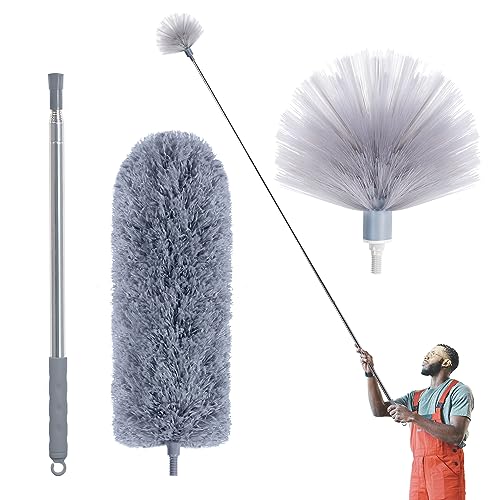 IVYROLL Cobweb Duster with Extension Pole