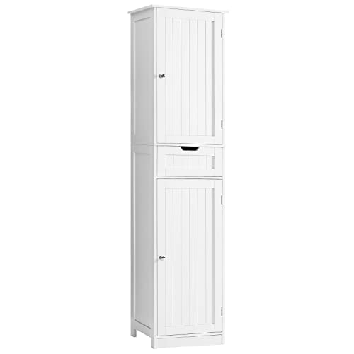 Iwell Tall Bathroom Storage Cabinet
