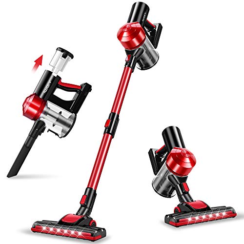 iWoly Cordless Vacuum Cleaner with Detachable Battery & Cyclone Vacuum