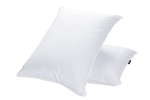 JA COMFORTS Goose Feather Down Bed Pillows
