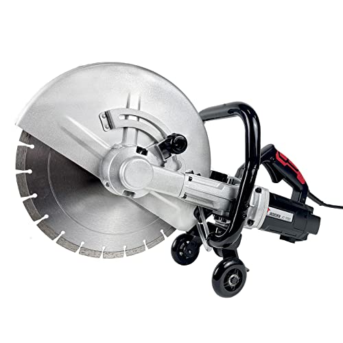 JACKCHEN 14" Concrete Saw Electric Powered - High Performance Cut-Off Saw