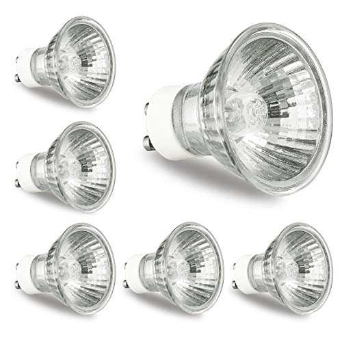 Jaenmsa GU10 Halogen Light Bulbs, 6 Pack