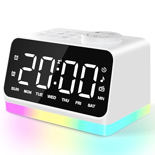 JALL Digital Alarm Clock with FM Radio