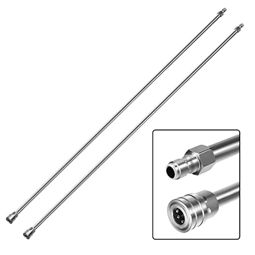 JANZ 60 Inch Stainless Steel Pressure Washer Extension Wands - 2 Pack