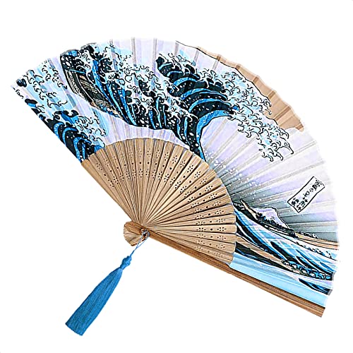 Japanese Fan Handmade Decorative Accessories - Folding Fan Vintage Hand Fans