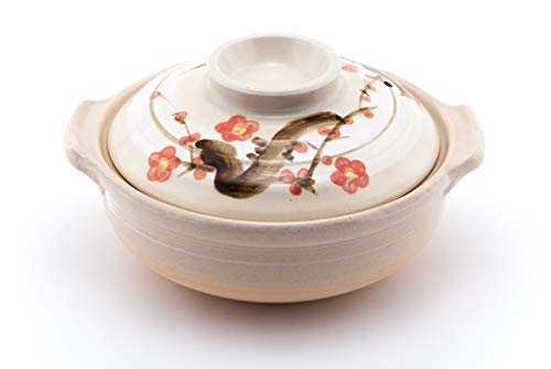 Japanese Sakura Donabe Ceramic Hot Pot Casserole