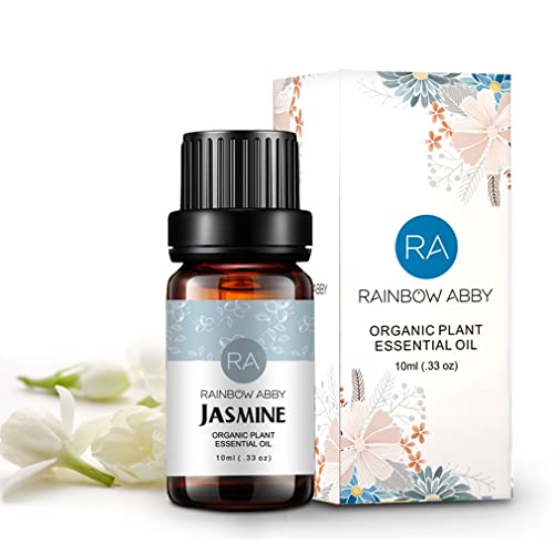 Jasmine Essential Oil 100% Pure Aromatherapy Oil Best Grade for Diffuser, Soaps, Candles, Massage, Skin Care, Perfumes - 10ml