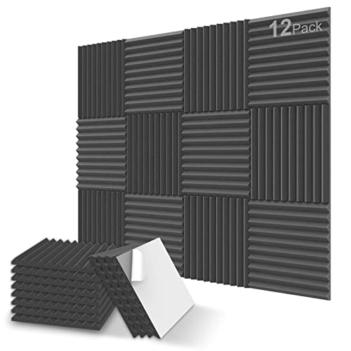 JBER 12 Pack Sound Proof Foam Panels