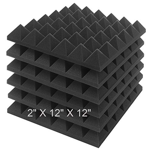 JBER Acoustic Sound Foam Panels 6 Pack