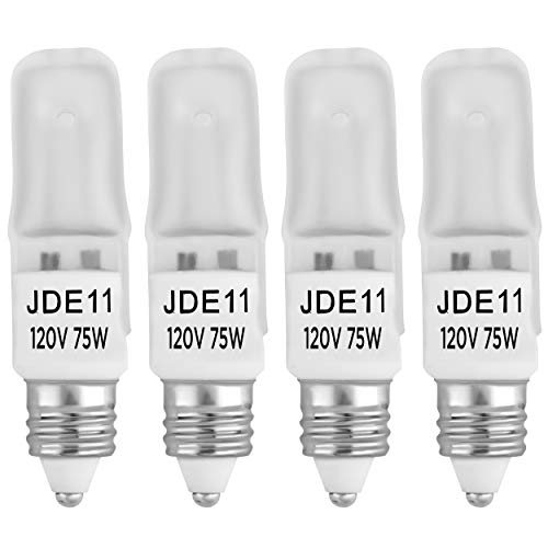 JDE11 75W Frosted Halogen Bulbs - Brighten Up Your Space