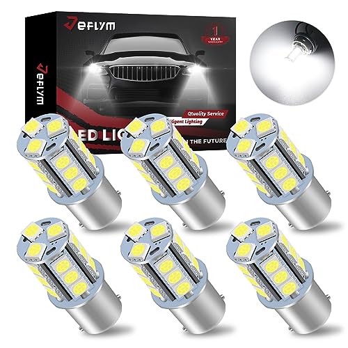JEFLYM 1156 LED bulbs for RV and boat interior lights