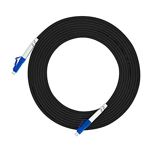 Jeirdus 100ft LC to LC Outdoor Fiber Optic Cable