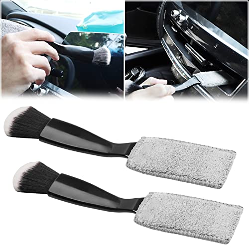  Microfiber Car Duster Cleaning and Car Dash Brush Supplies for  Dashboard Exterior Dust Interior Cleaner with Long Retractable Handle to  Trap Dust and Pollen for Cars Truck Bike RV Boats Motorcycle 