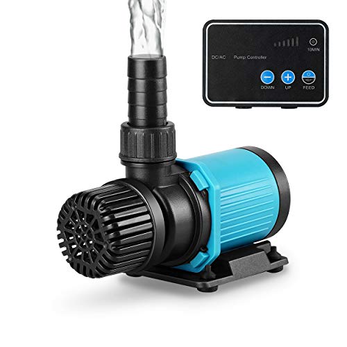 JEREPET 800GPH 24V Water Pump with Controller for Aquatic Use