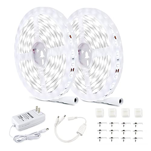 JESLED White LED Strip Lights - Bright and Versatile Lighting Solution