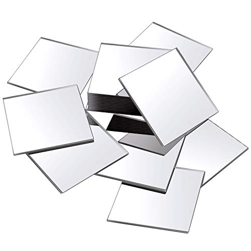 Jetec Mini Acrylic Square Mirror Tiles