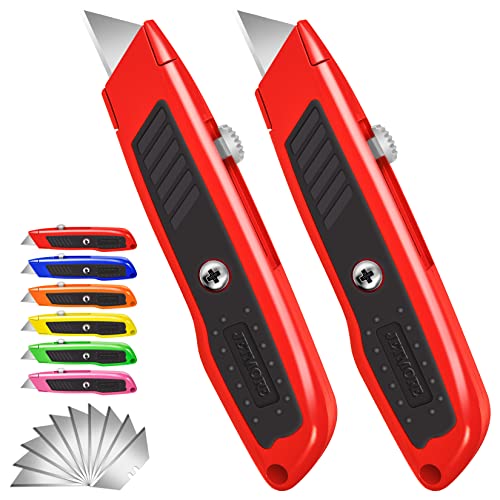 Jetmore Box Cutter Utility Knife with 10 SK5 Blades