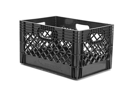 JEZERO Ultimate Stackable Milk Crate for Household Storage