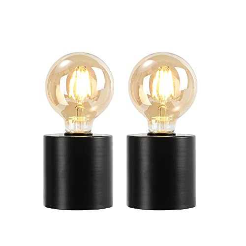JHY DESIGN Set of 2 Black Table Lamp