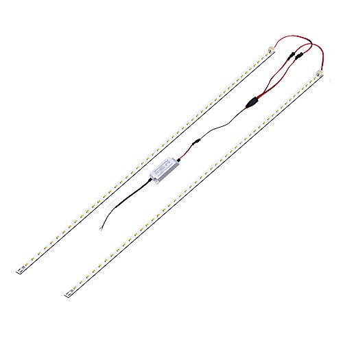 jimwhen 36W LED Magnetic Retrofit Kit, 4ft, Daylight White, 0-10V Dimmable