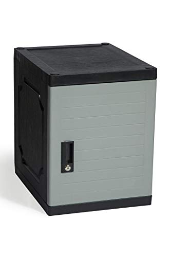 Jink Storage Cube Lockable Cabinet 19" - Gray