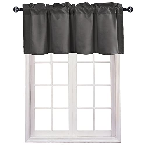 JIUZHEN Valance Curtains with Rod Pocket Design - Stylish and Functional Window Decor