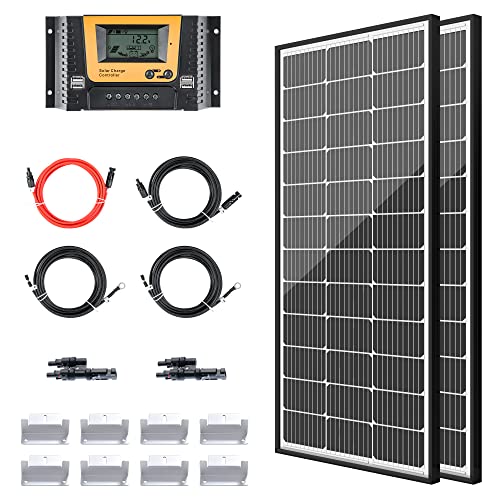 JJN 200W Solar Panel Kit