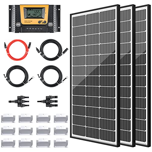 JJN Solar Panel Kit 300W 12V