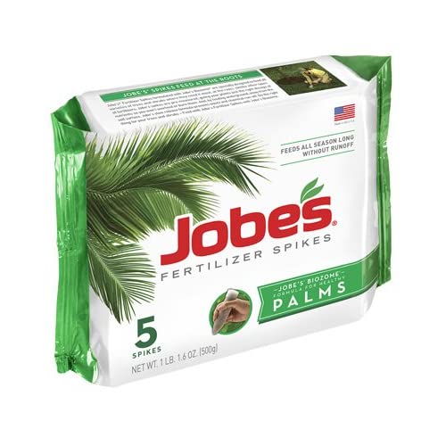 Jobe's 01010 5 Pack, 10-5-10, Palm Tree Fertilizer Spikes - Quantity 6