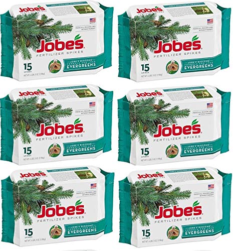 Jobes Evergreen Tree Fertilizer Spikes - 6 Packages