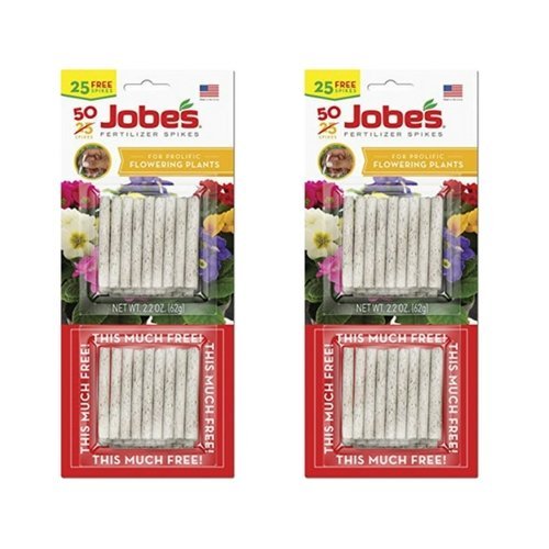 Jobe's Flowering Plant Food Spikes, 50 Spikes per Package