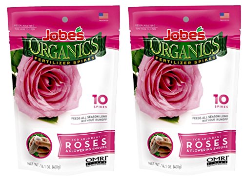 Jobe’s Organic Rose Fertilizer Spikes