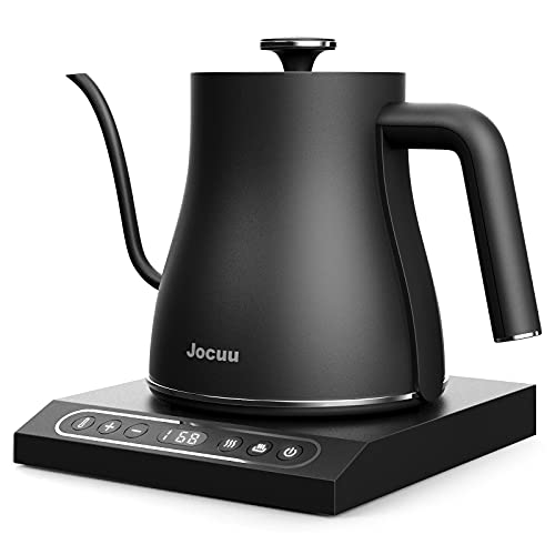 COSORI Electric Gooseneck Kettle with 5 Variable Presets, Pour Over Kettle  & Coffee Kettle, 100% Stainless Steel Inner Lid & Bottom, 1200 Watt Quick  Heating, 0.8L, Matte Black