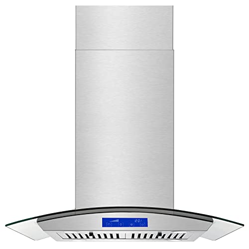 30 Inch Stainless Steel Ceiling Mount Kitchen Vent Hood