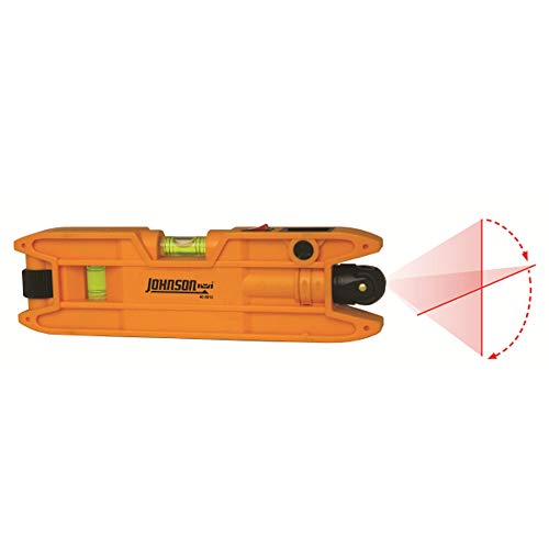 Johnson 40-0915 Magnetic Torpedo Laser Level, 2" x 6", Orange