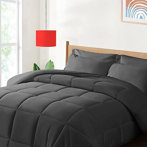 JOKOLO Full Size Comforter Set - 7-Piece Reversible Bed Set