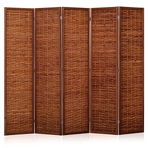 JOSTYLE 5-Panel Bamboo Room Divider