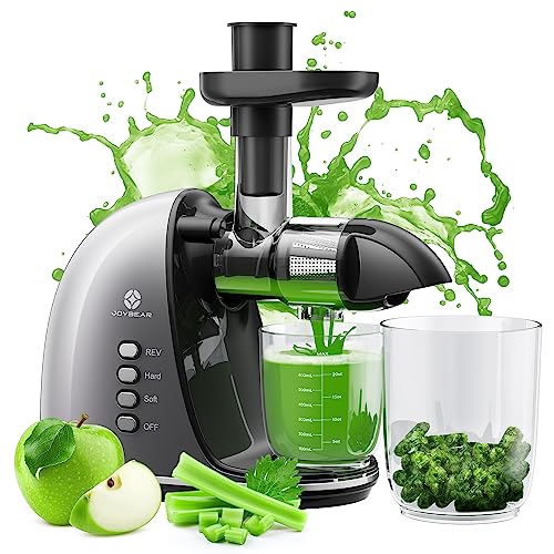 JoyBear Cold Press Juicer: Easy to Clean Masticating Juicer Extractor