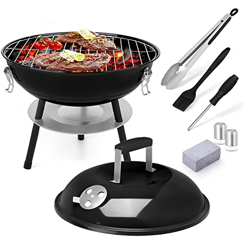 Joyfair 14in Small Charcoal Grill with Tools