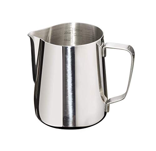 Joytata Milk Frothing Pitcher - Stainless Steel Cup for Latte Art