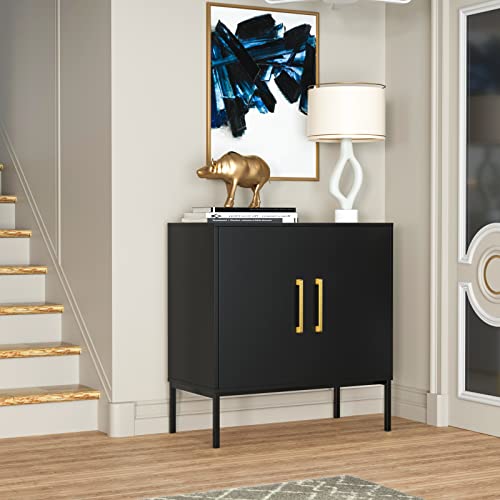 JOZZBY Storage Cabinet - Modern Wooden Sideboard with Adjustable Shelves