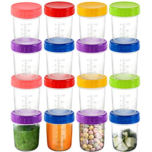 Jucoan Glass Baby Food Storage Jars