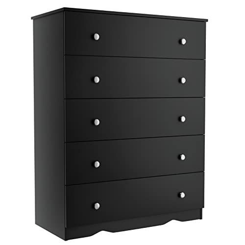 JUMMICO Wooden 5-Drawer Dresser for Versatile Storage