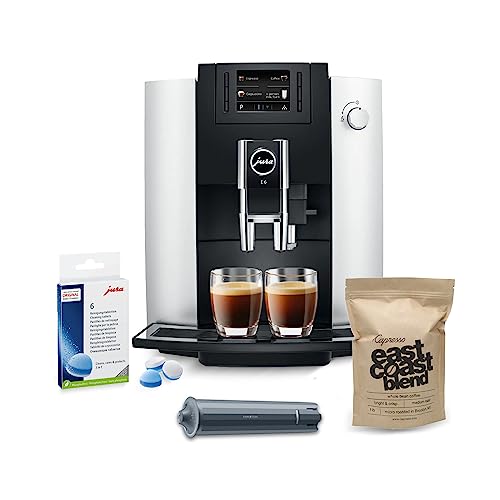 Jura E6 Automatic Espresso Machine Bundle