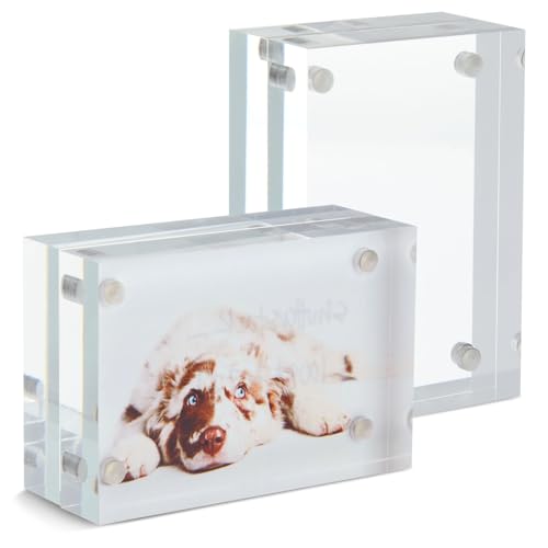 Juvale Mini Acrylic Picture Frames 2x3