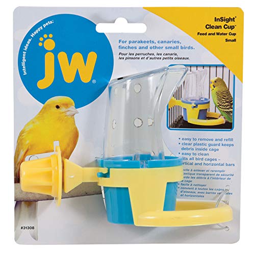 JW Pet Bird Cage Clean Cup Feeder & Water Cup Bird Accessory